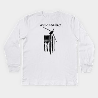 Windmill Energy Kids Long Sleeve T-Shirt